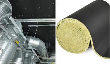 PAROC Hvac Lamella Mat BlackCoat