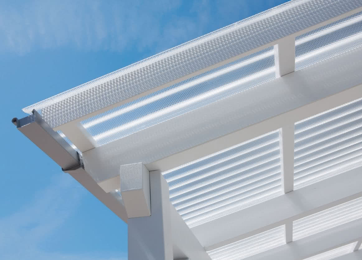 Zadaszenie z płyty poliwęglanowej