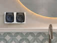 Instalacja elektryczna w garażu i piwnicy: gniazda i włączniki natynkowe OSPEL Madera