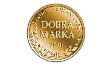 Dobra Marka 2020 - statuetka w rękach firmy Joniec 